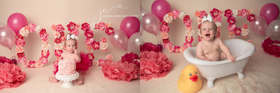 1st Birthday Cake Smash, Bubble Bath, Baby Photographer Columbus OHio, Children Photographer Columbus Ohio