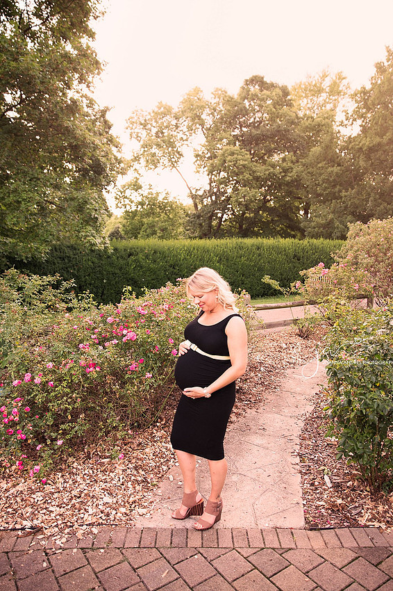 Maternity Session at The Columbus Park of Roses