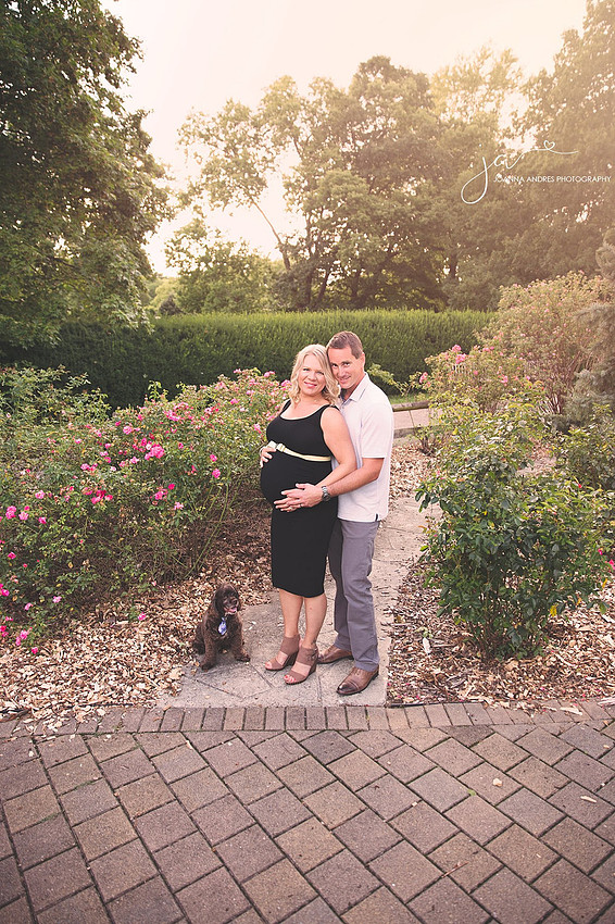 Maternity Session at The Columbus Park of Roses