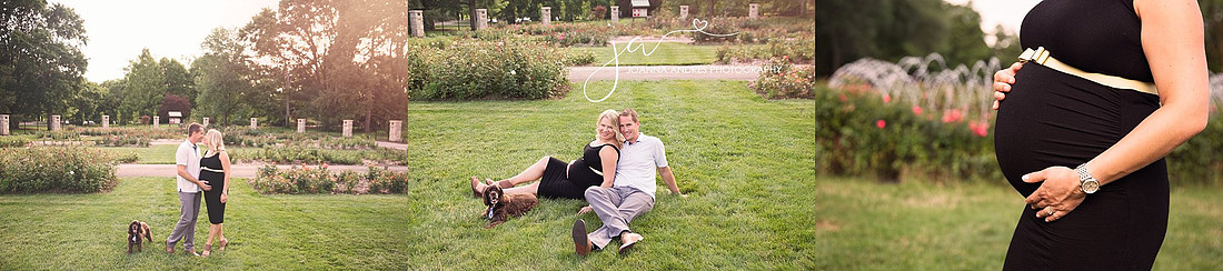 Maternity Session at The Columbus Park of Roses