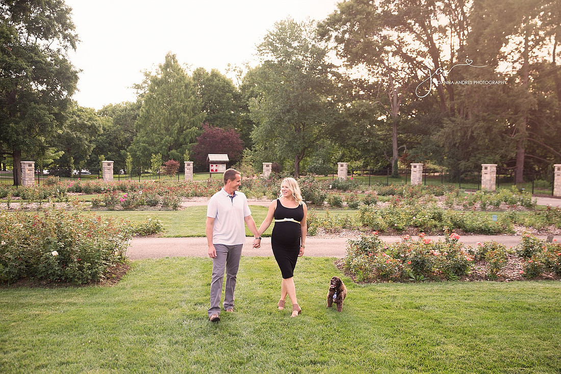 Maternity Session at The Columbus Park of Roses