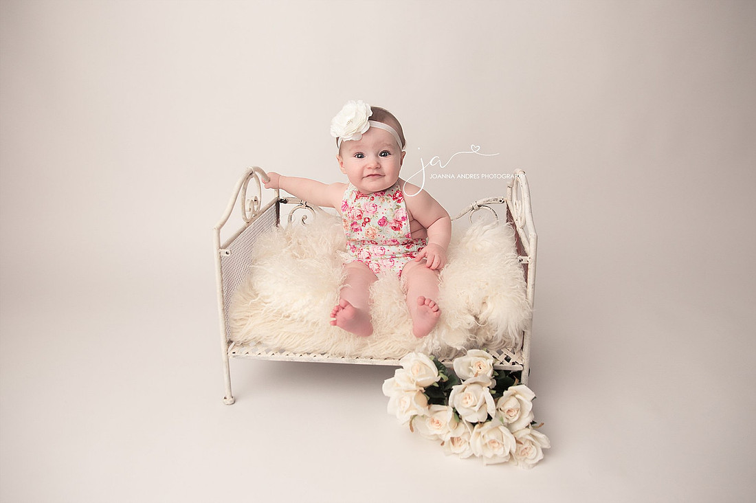 Baby Photographer Six Month milestone Session