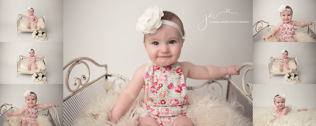 Baby Photographer Six Month milestone Session