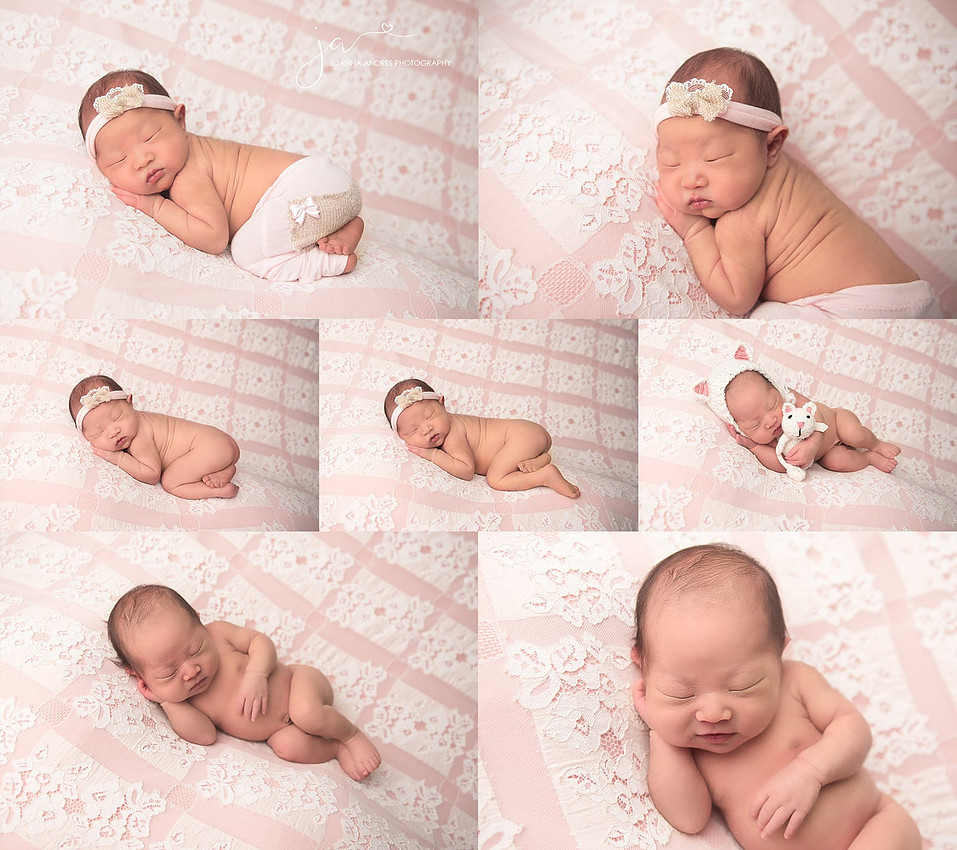 Pretty in Pink Newborn Photos