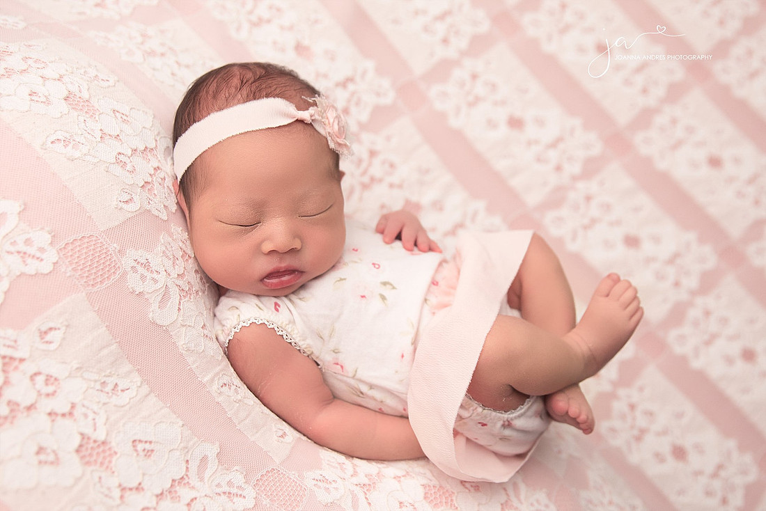 Pretty in Pink Newborn Photos