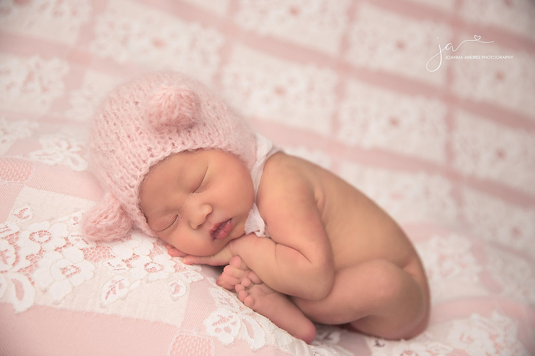 Pretty in Pink Newborn Photos
