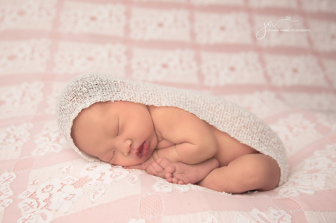Pretty in Pink Newborn Photos