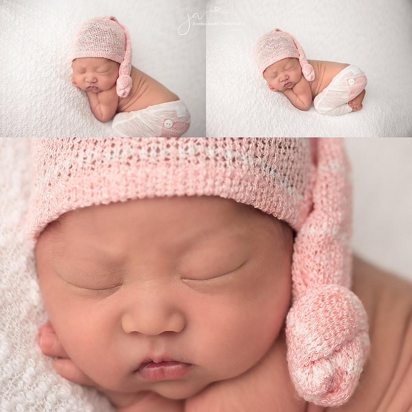 Pretty in Pink Newborn Photos