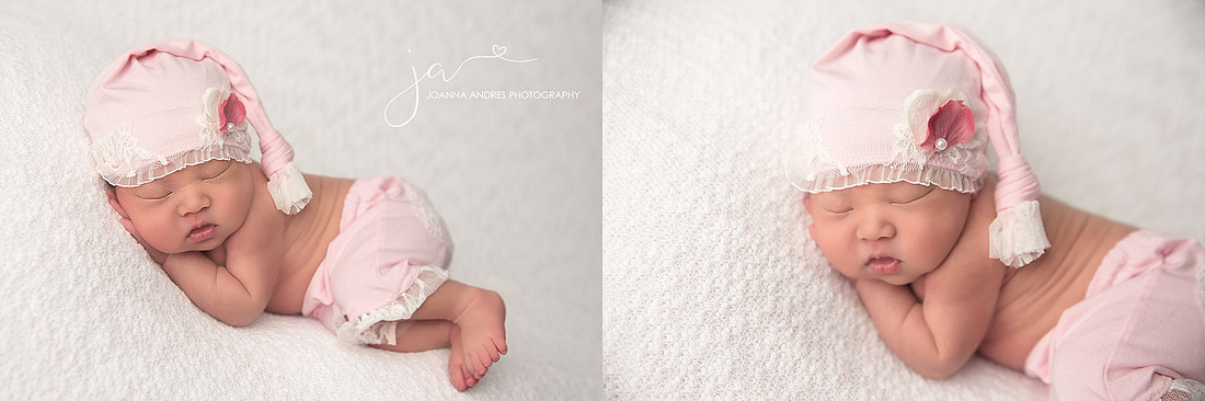 Pretty in Pink Newborn Photos