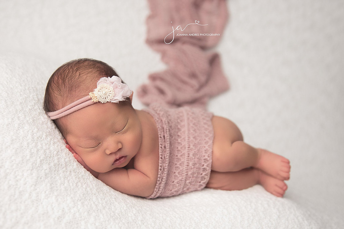 Pretty in Pink Newborn Photos