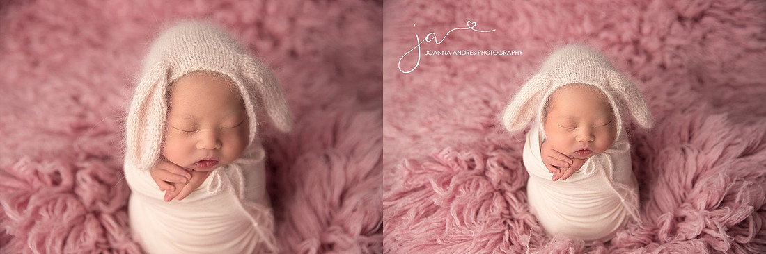 Pretty in Pink Newborn Photos