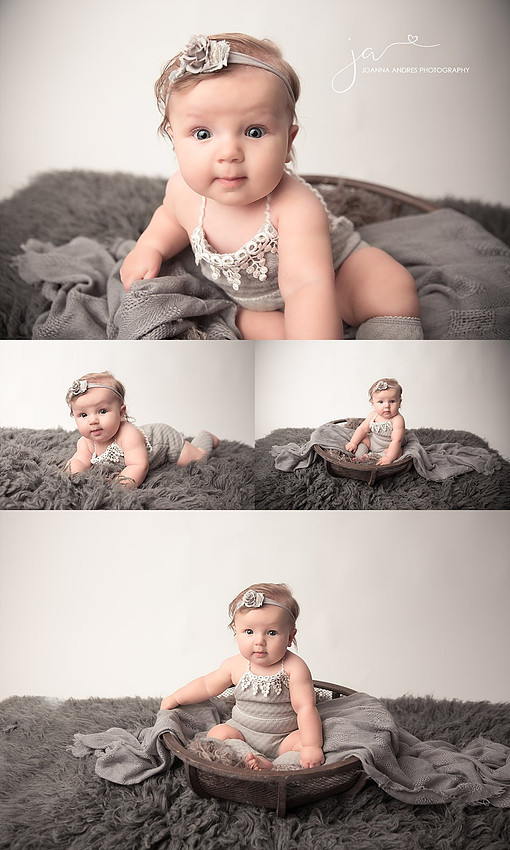 "Baby Photographer Columbus Ohio" "Six Month Milestone Session"