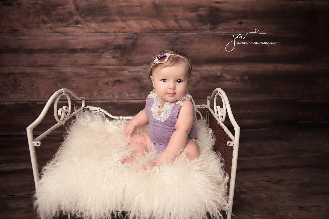 "Baby Photographer Columbus Ohio" "Six Month Milestone Session"