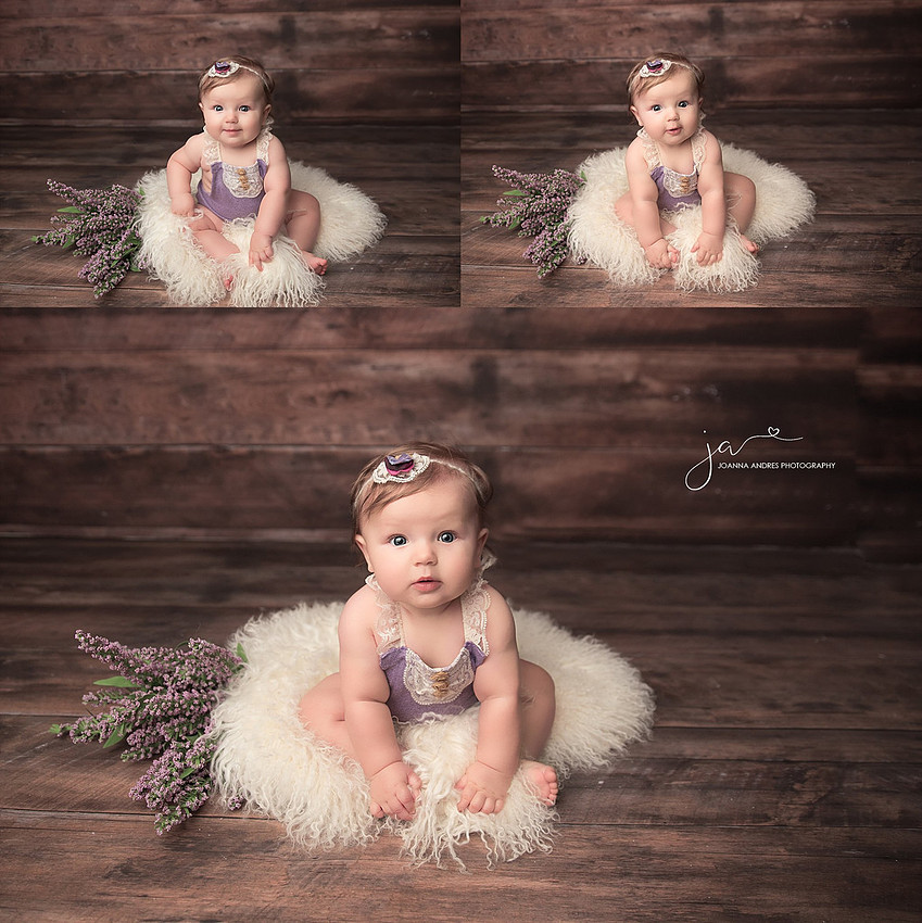 "Baby Photographer Columbus Ohio" "Six Month Milestone Session"