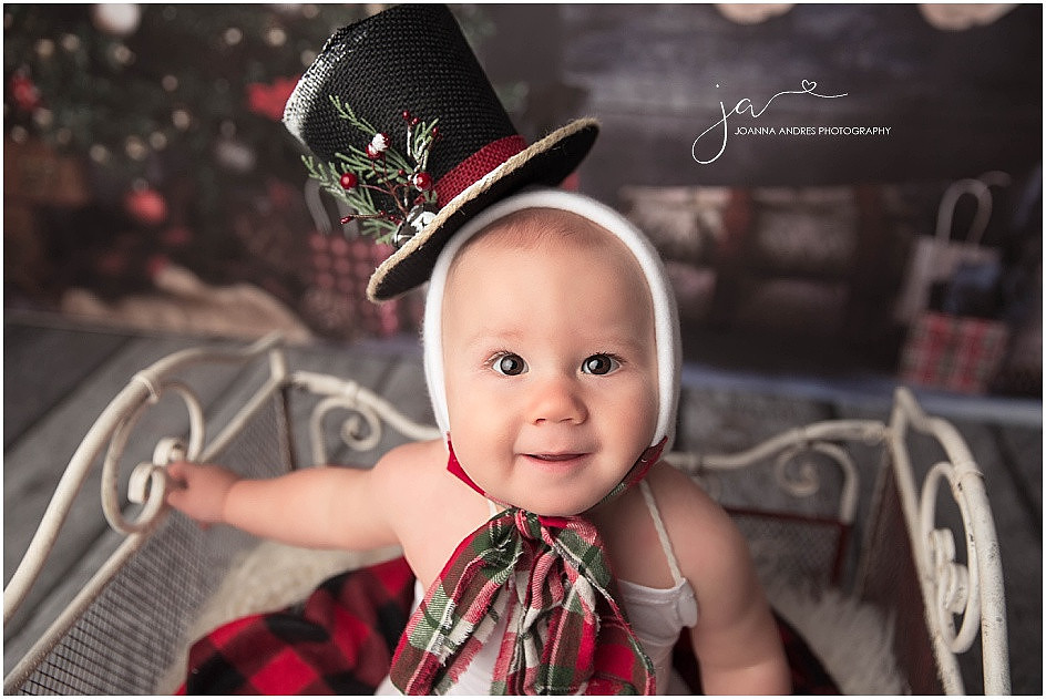 Adorable Baby Snowman Photo Shoot