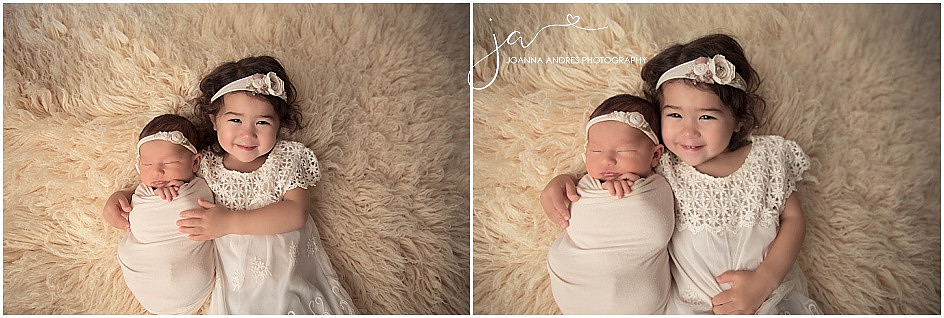 Newborn With SIbling Pose