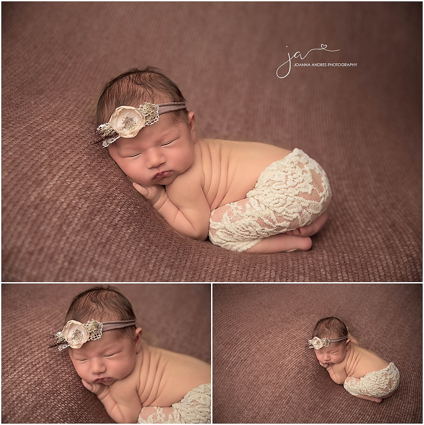 Newborn Baby GIrl in Lace