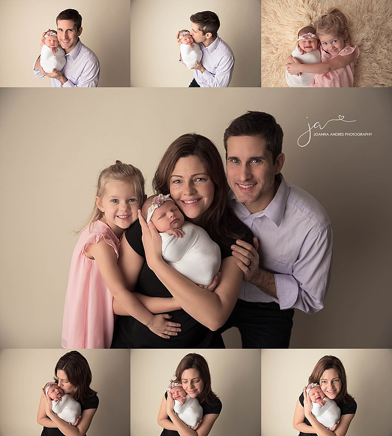 Newborn Girl Family and SIbling