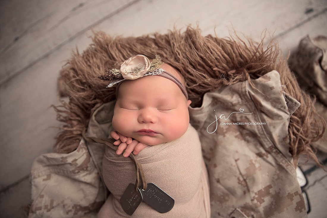Baby Girl Military