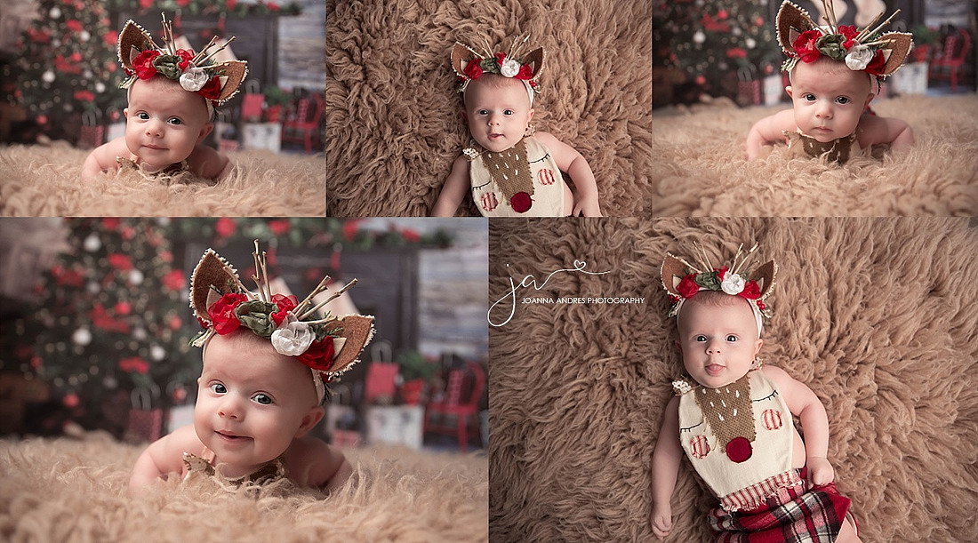 Baby Paisley Reindeer Outfit
