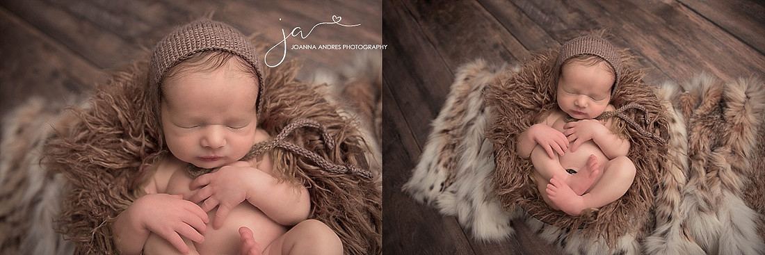 Newborn Baby with Fur