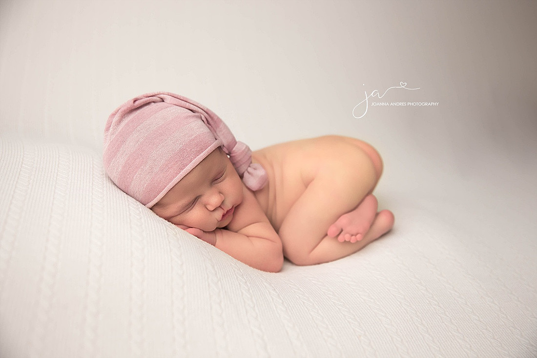 Beautiful Baby girl with pink hat