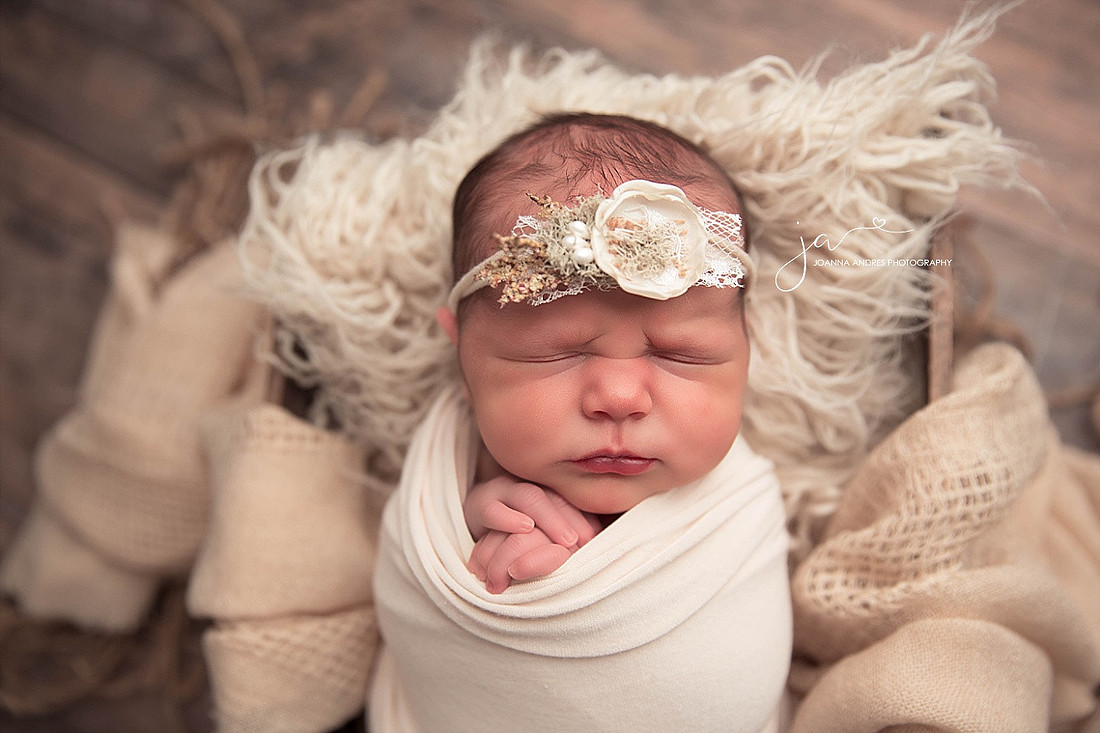 Baby Girl in Prop Neutrals