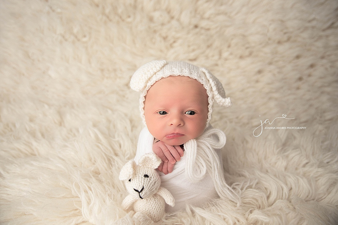 NEwborn Baby Girl in Whites