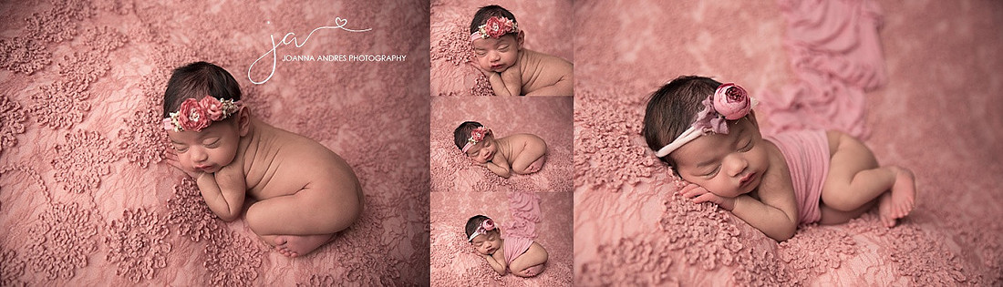 Baby Girl in Pinks