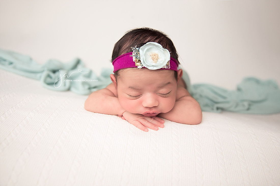 Baby Girl hands over head