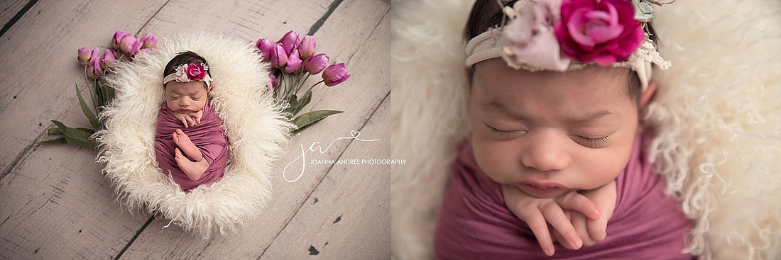 Baby Girl in PUrples