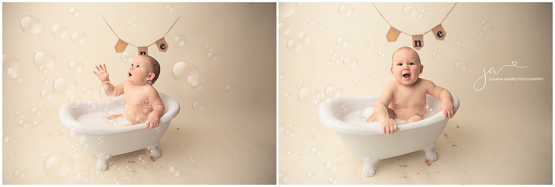 1 Year Bubble Bath Session