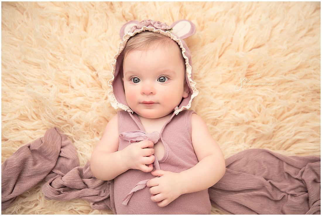 Baby Girl 9 Month Close Up