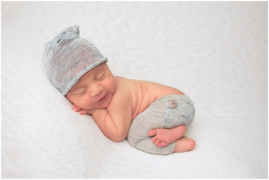 Baby Boy in Light Blues and WHites