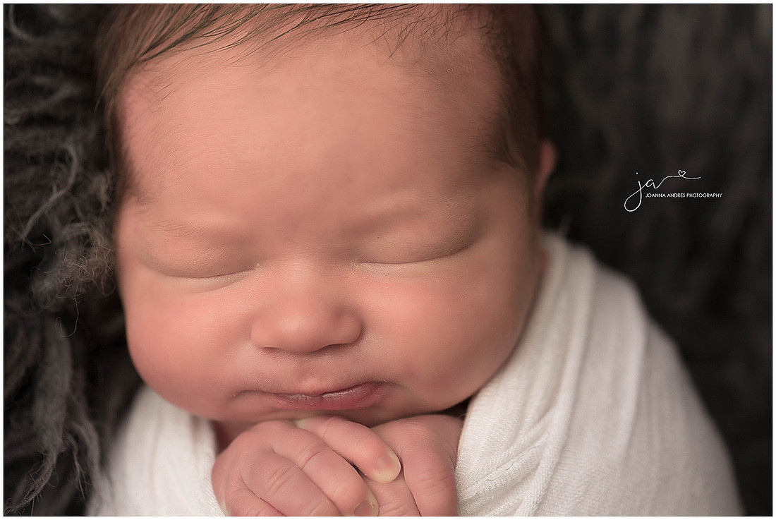 Newborn Baby Boy Close Up SHot