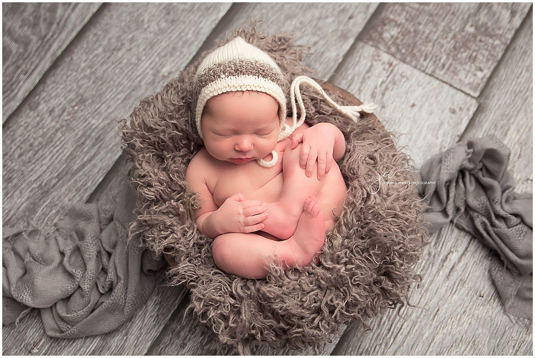 Baby Boy in Basket