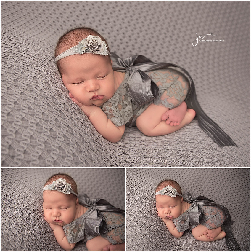Baby GIrl in Lacey Grays Bum Up Pose