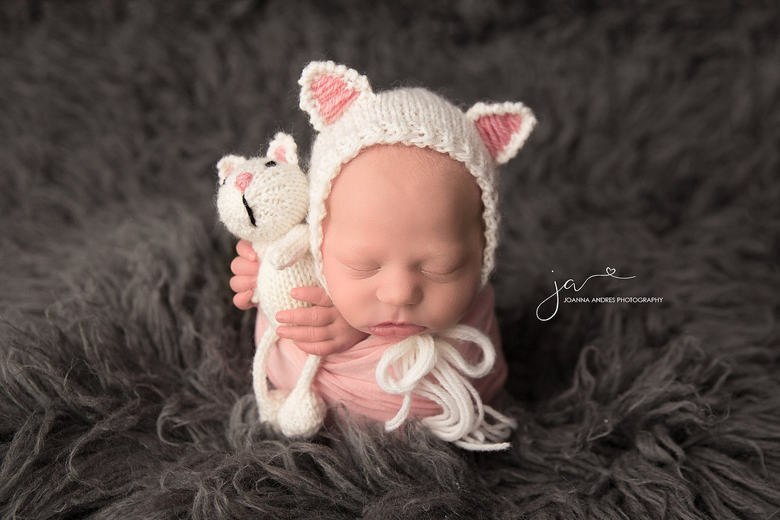 Baby Maren Kitten Hat and Lovey