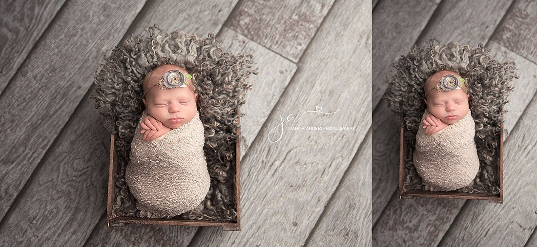 Baby Maren in prop Grays