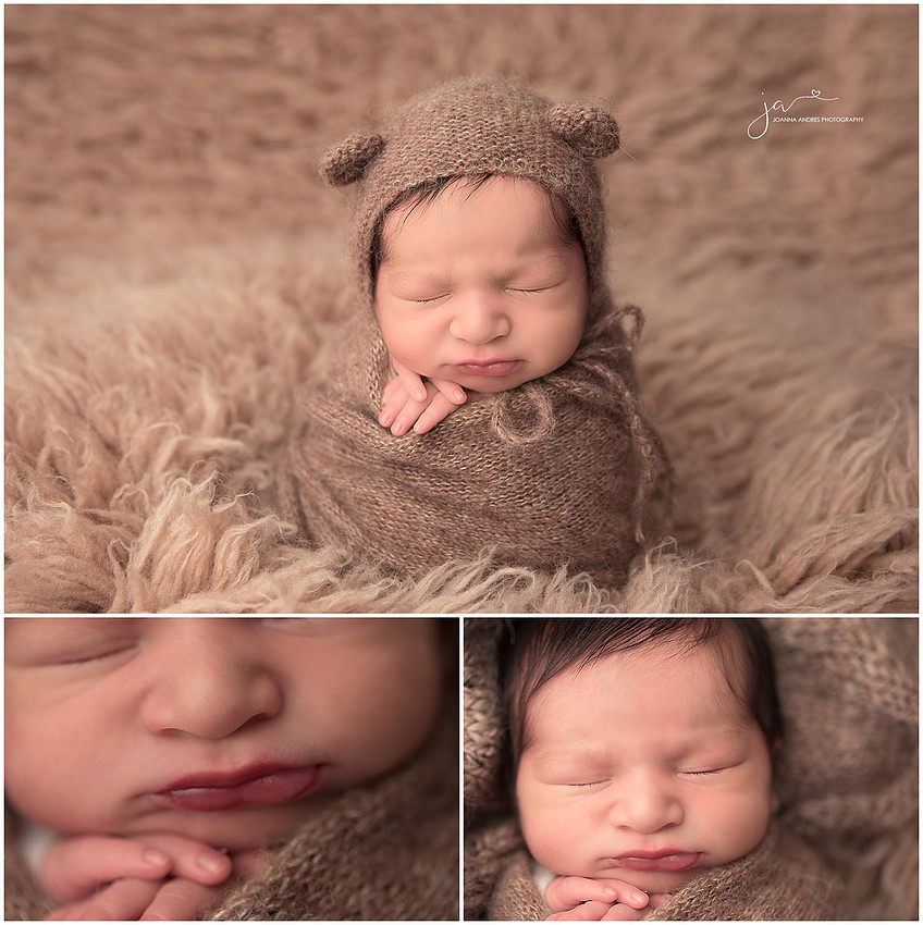 Baby Boy Potato Sack Pose and Close Ups