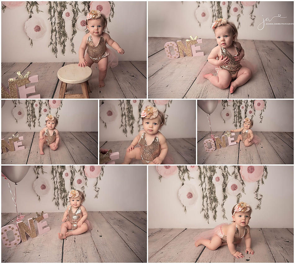 Josie's 1st Birthday Collage