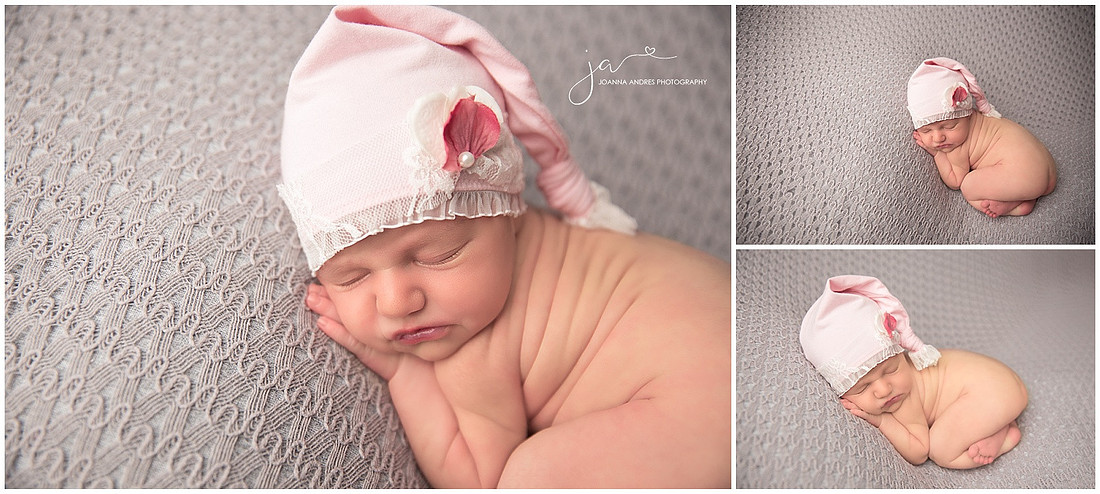 Baby Charlotte in Pinks and Grays