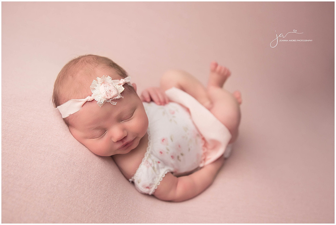 Baby GIrl in Soft Pinks