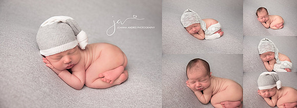 Baby Boy collage in grays