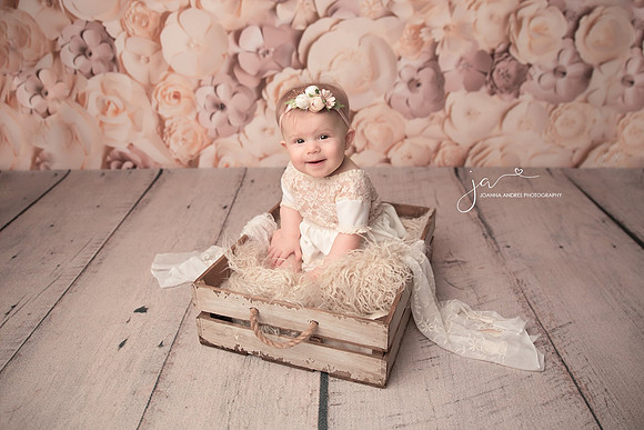 Baby Girl in Prop in neutrals