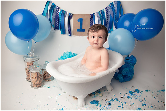 First Birthday Cookie Monster Theme