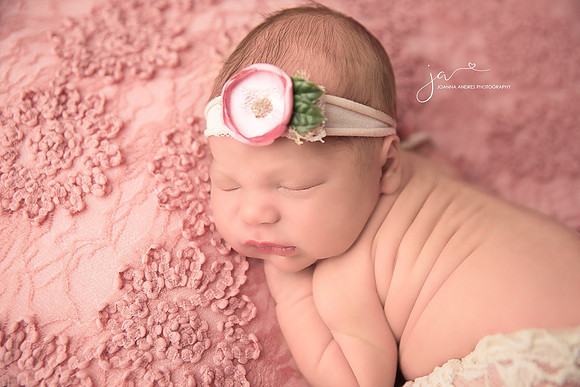 Newborn Baby Girl Back Rolls