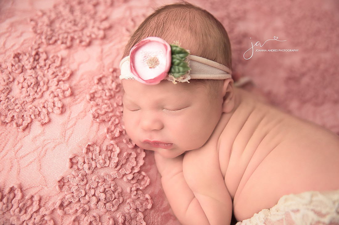 Newborn Baby Girl Back Rolls