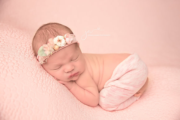 Baby Girl Bum Up with Pinks