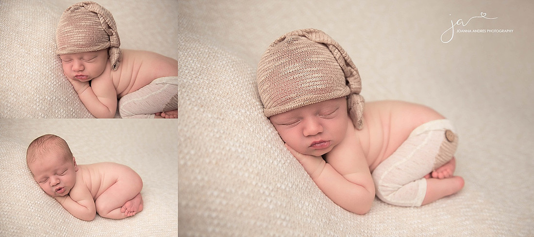 Bum Up collage baby boy wearing neutrals